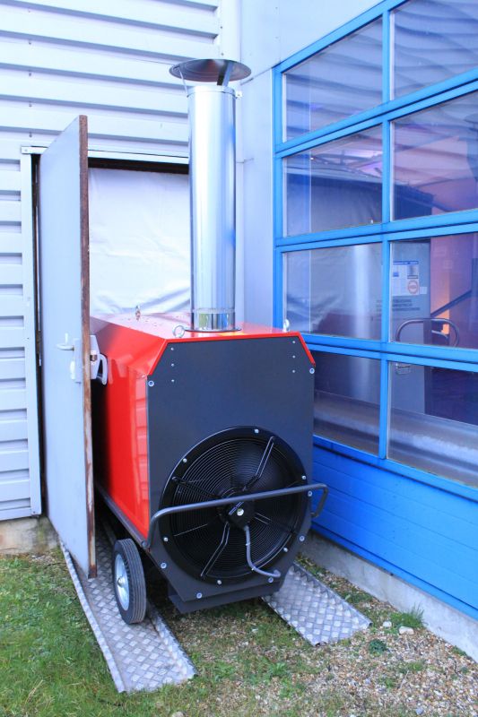 Location de chauffage  mobile au fuel pour tente, Hangar